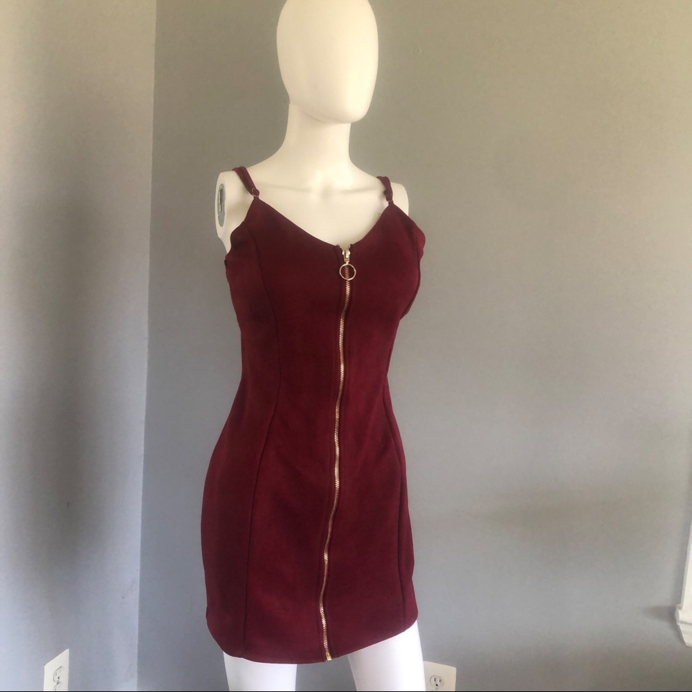 Velvet body con dress